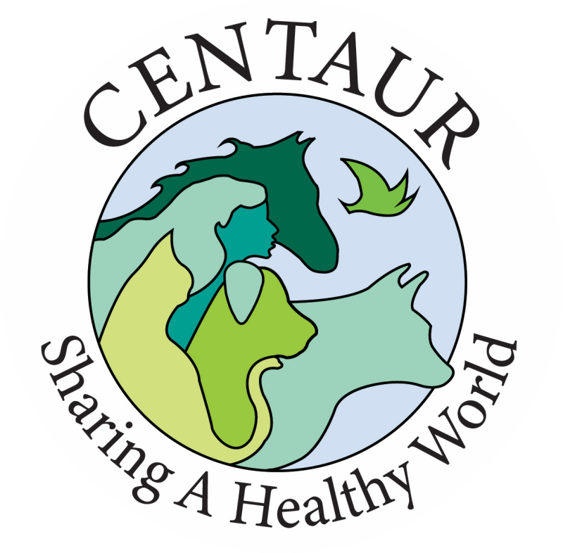 CENTAUR logo, green